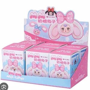 Sealed Set of 6 *MM Milk Candy V2** Bunny Plush Pendants